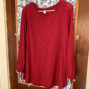 Maroon long sleeve